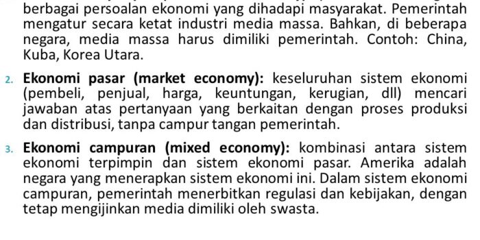 Ekonomi Media: Industri, Pasar, Dan Regulasi Media