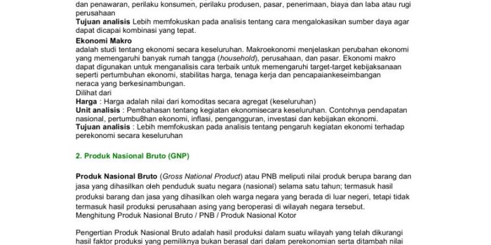 Dasar-Dasar Ekonomi Makro: Produk Domestik Bruto, Pengangguran, Dan Kebijakan Moneter