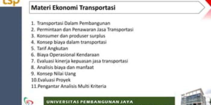 Ekonomi Transportasi: Analisis Biaya Dan Manfaat Transportasi