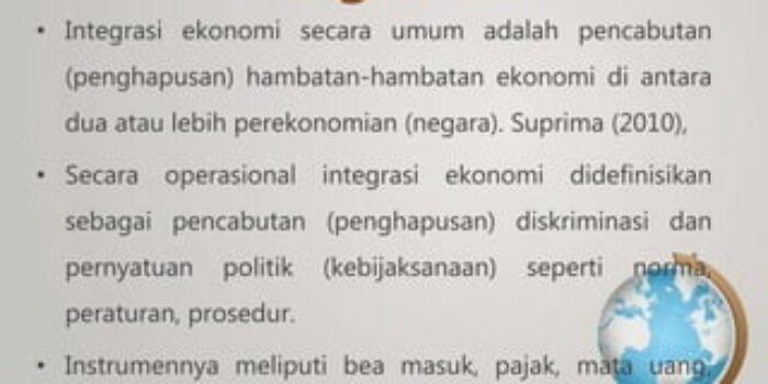 Ekonomi Internasional: Perdagangan, Keuangan, Dan Integrasi