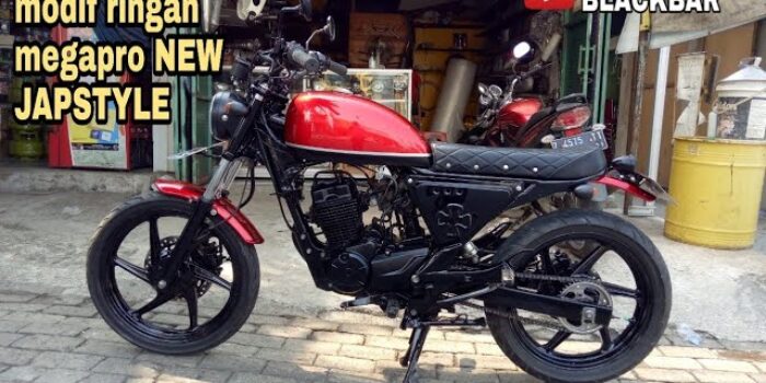 Modifikasi Motor Jadul Dengan Konsep Monoshock, Simpel Dan Modern