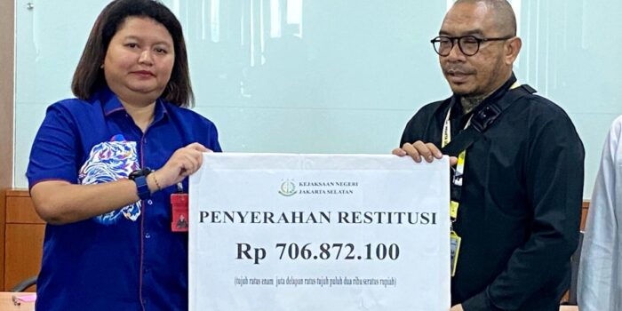 Kejari Jaksel beri hasil restitusi Rp706 jt untuk ayah David Ozora