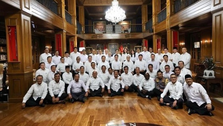 Bocoran Terbaru Daftar Menteri juga Kementerian pada Kabinet Prabowo