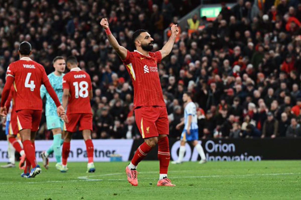 Liverpool kembali ke puncak klasemen pasca taklukkan Brighton 2-1