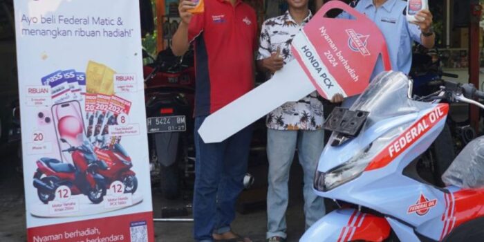 Federal Oil bagikan motor sesudah itu ribuan hadiah untuk konsumen beruntung