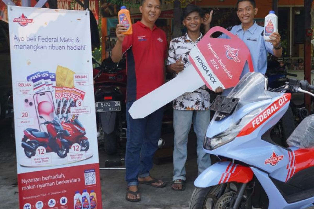 Federal Oil bagikan motor sesudah itu ribuan hadiah untuk konsumen beruntung